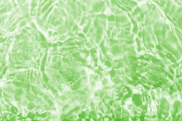 istock Water panoramic banner background. Water texture, water surface with rings and ripple. Spa concept background. Flat lay, top view, copy space, composition 1411025057