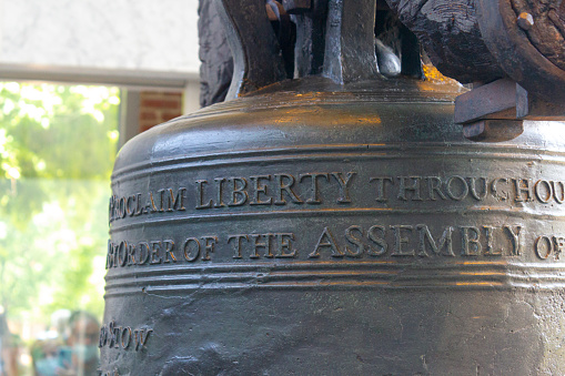 The Liberty Bell was commissioned in 1752 by the Pennsylvania Provincial Assembly, and was cast with the lettering \