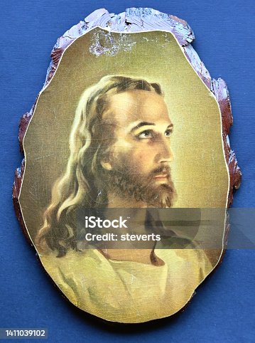 istock Antique Jesus Picture 1411039102