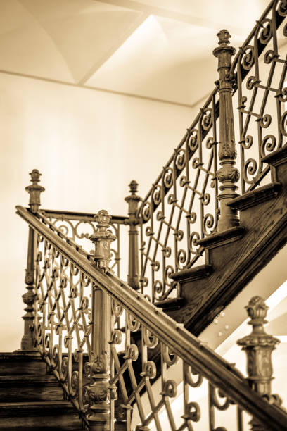 istock typical old indoors staircase at a building 1411045426