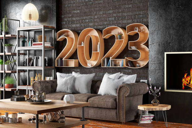 istock 2023  BookShelf with Cozy Interior Fireplace and Books 1411051819