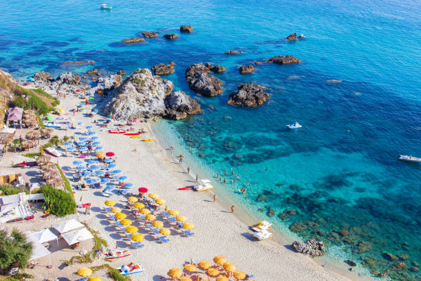 istock Capo Vaticano azure beach, Calabria, Italy 1411052170