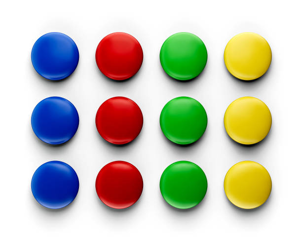 Colorful delicious chocolate candies are lying in several rows, forming a square Isolated on a white background 3d illustration