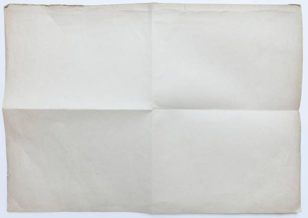 istock Sheet of old paper folded, abstract background 1411056866