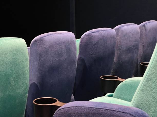 istock Blue green cinema seats 1411058878