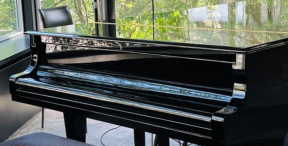 Piano at the window