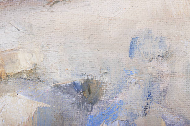 istock Canvas covered with oil paints. 1411063923