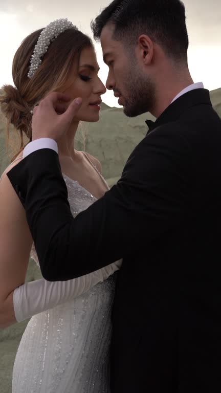 Bride And Groom Vertical Video At Amazing Place