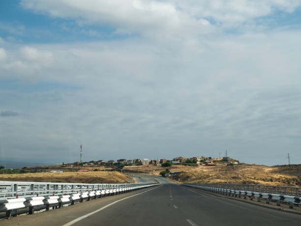 istock Empty highway in the highlands of Armenia 1411069861