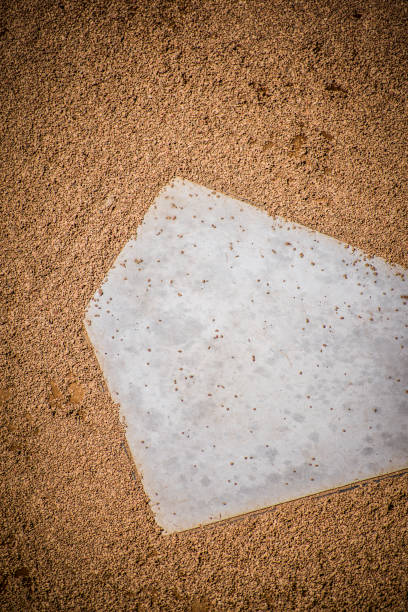 Baseball Home Plate with dirt