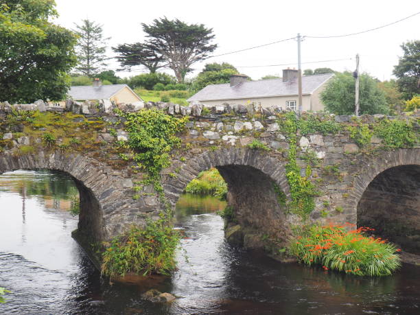 istock stone bridge on the Owenglin river, in Clifden 1411082386