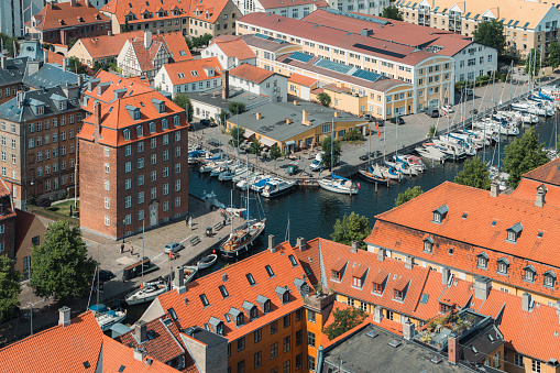 Aerial views from Copenhagen city  Denmark