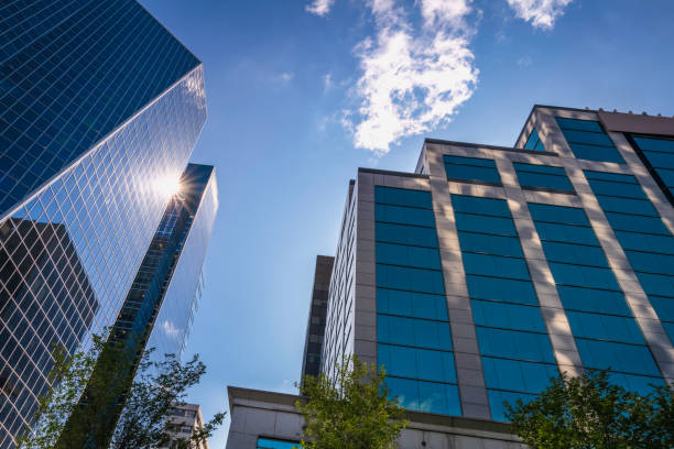 istock Regina skyline and cityscape with buildings and reflections in Saskatchewan, Canada 1411087139
