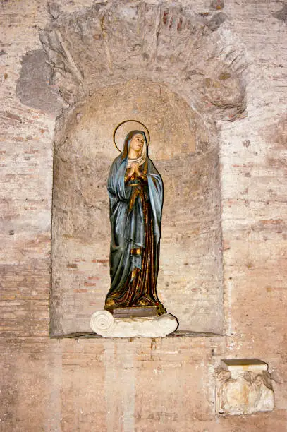 Mary has been one of the major subjects of Western Art for centuries. There is an enormous quantity of Marian art in Catholic Churches.
