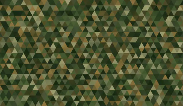 Vector illustration of Seamless camouflaged shapes wallpaper background