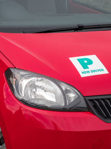 istock New Driver Sign on Car 1411110608