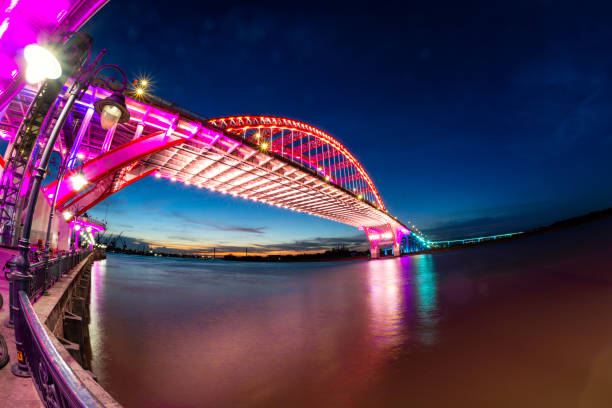 istock Hoang Van Thu bridge in Hai Phong, Vietnam. 1411119177