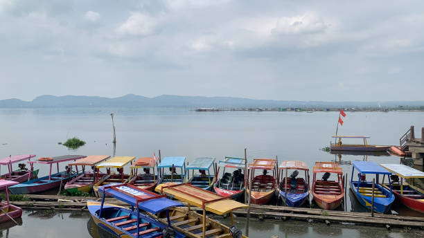 istock boats lined up on the lake 1411133572