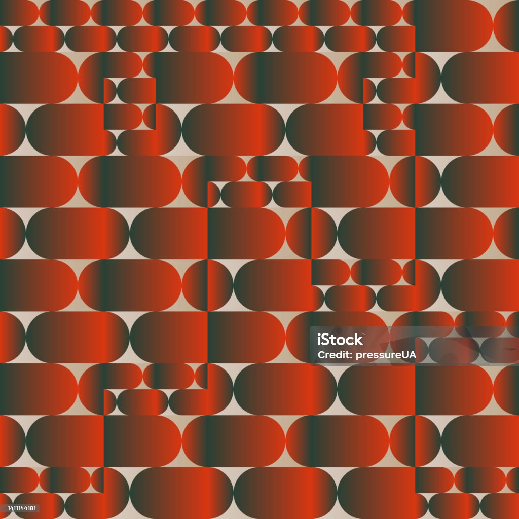 Geometric Shape Gradient Pattern Bizarre Gradient Vector Seamless Pattern Graphics With Abstract ...