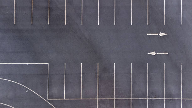 Parking lot shot from above