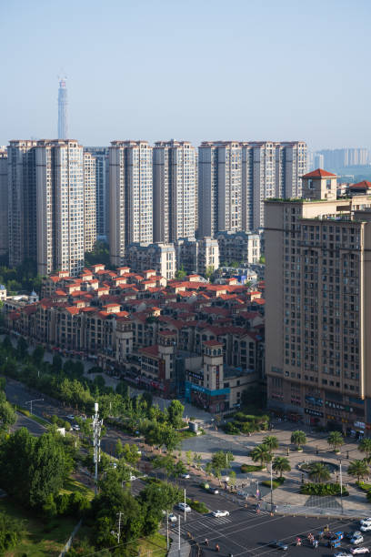 istock Modern residential building in the morning 1411145190