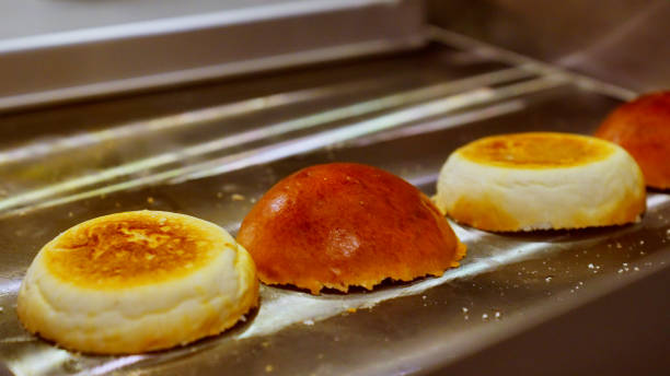 istock Japanese men are making hamburgers. 1411146192