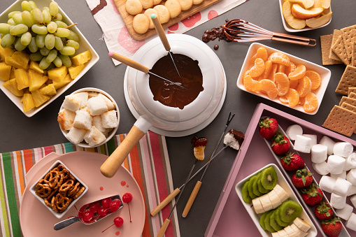 Make and Build Your Own Chocolate Fondue Dessert Bar Station