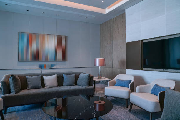 istock Luxury hotel lobby 1411159845