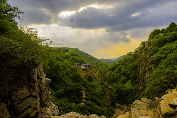 istock Temple deep in the mountains 1411160755