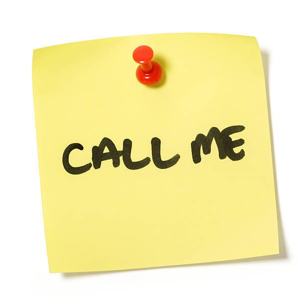 Sticky Note Call Me 180+ Call Me Note Stock Photos, Pictures & Royalty-Free Images - iStock