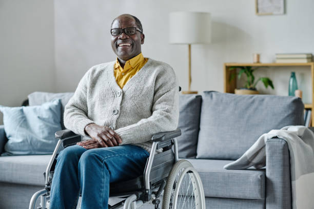 istock African man with disability smiling 1411182374
