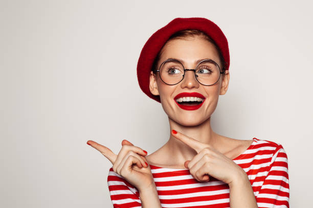 istock Beautiful emotional woman with bright make-up 1411185654