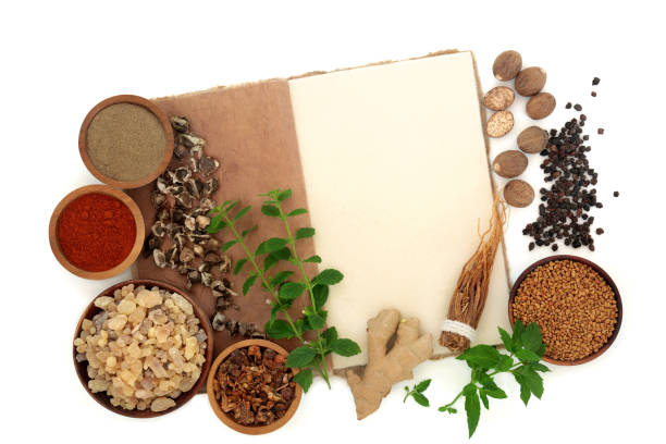 istock Nervine Herb and Spice Collection for Nerve Tonic 1411189805