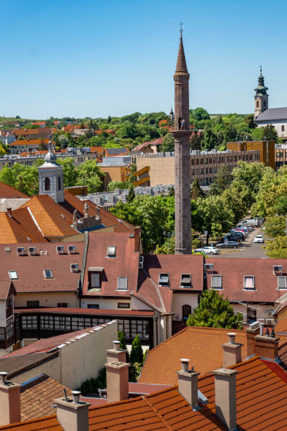 istock Panoramic view of Eger, Hungary. 1411196051