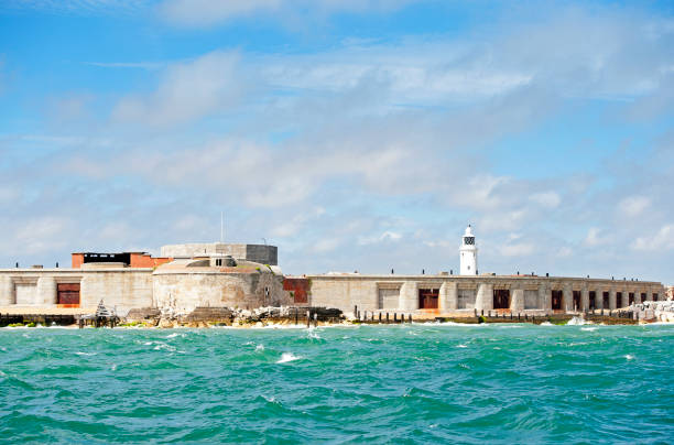 hurst castle english heritage military fort keyhaven the solent hurst spit hampshire england uk