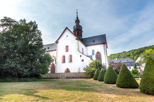 outdoor view of famous Eberbach Abbey in Germany