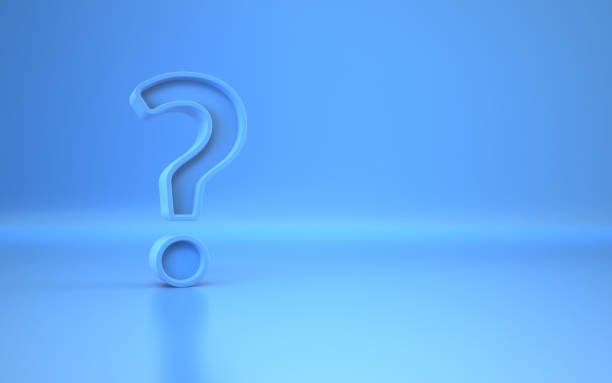 istock Questionmark sign Sitting on Blue Endless Background 1411203953