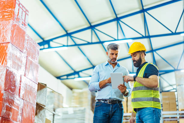 istock Discussing some improvements to production 1411206240