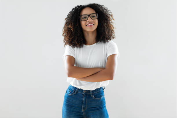 istock Studio shot of young woman 1411207914