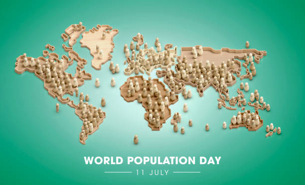 istock World Population Day, creative concept design for banner, poster, 3D illustration. 1411211023