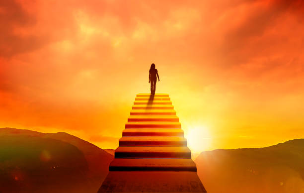 Golden steps to heaven