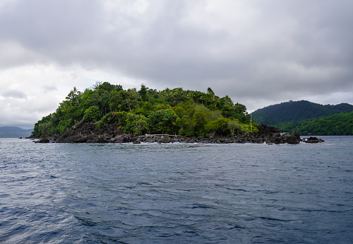 Rubiah Island is located in Sabang, northwest of Weh Island. The name Rubiah itself is taken from the name on the tombstone of the island. This tourist attraction in Aceh is famous for its underwater natural beauty.
