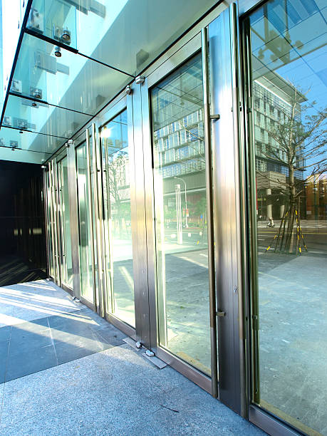 istock Transparent door and sunlight 141121730