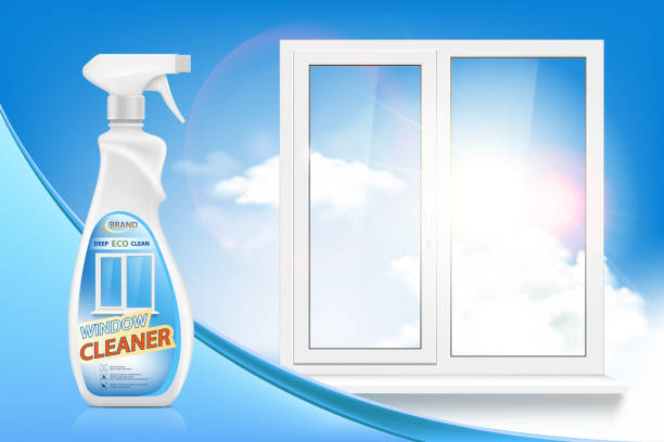Window Cleaner Promo Poster Bottle Trigger Spray Stock Illustration -  Download Image Now - Cleaning, Glass - Material, Window - iStock