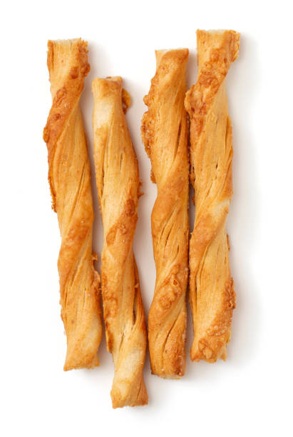 istock bread sticks with cheese isolated on a white background close up, top view 1411220738