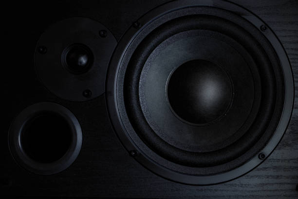 istock closeup of speakers as wallpaper 1411229765