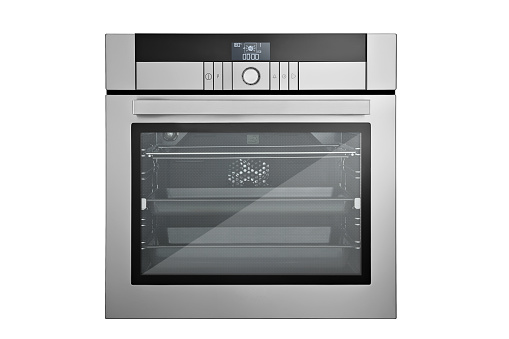 Chic built in oven in white background(clipping path)