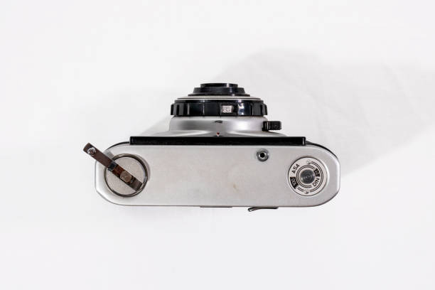 istock Retro Camera on white background. Concept photography 1411231977
