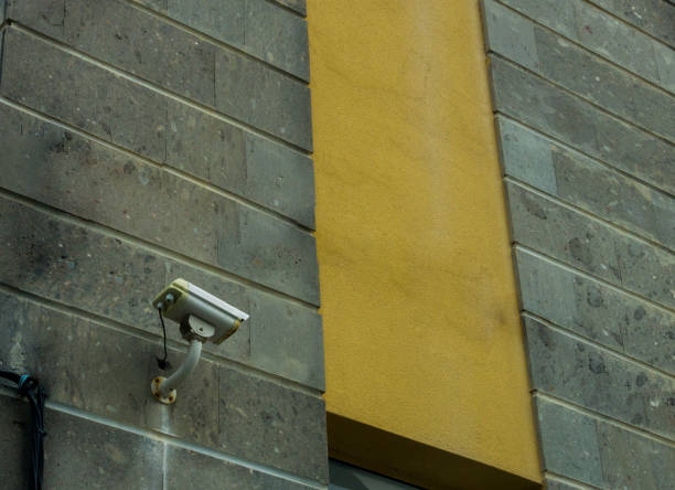 istock CCTV security camera system being used for surveillance purposes placed on a brick wall with copy space, stock photo image 1411232251