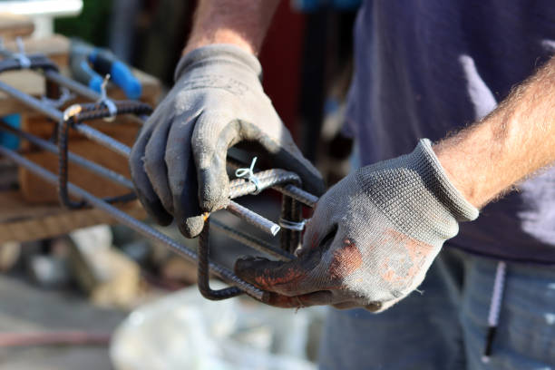 istock Man working with reinforcement steel 1411232641